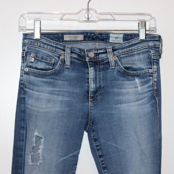 Ag Adriano Goldschmied the Stilt Roll Up Cigarette Skinny Jeans Women's Sz 26 - Picture 3 of 13